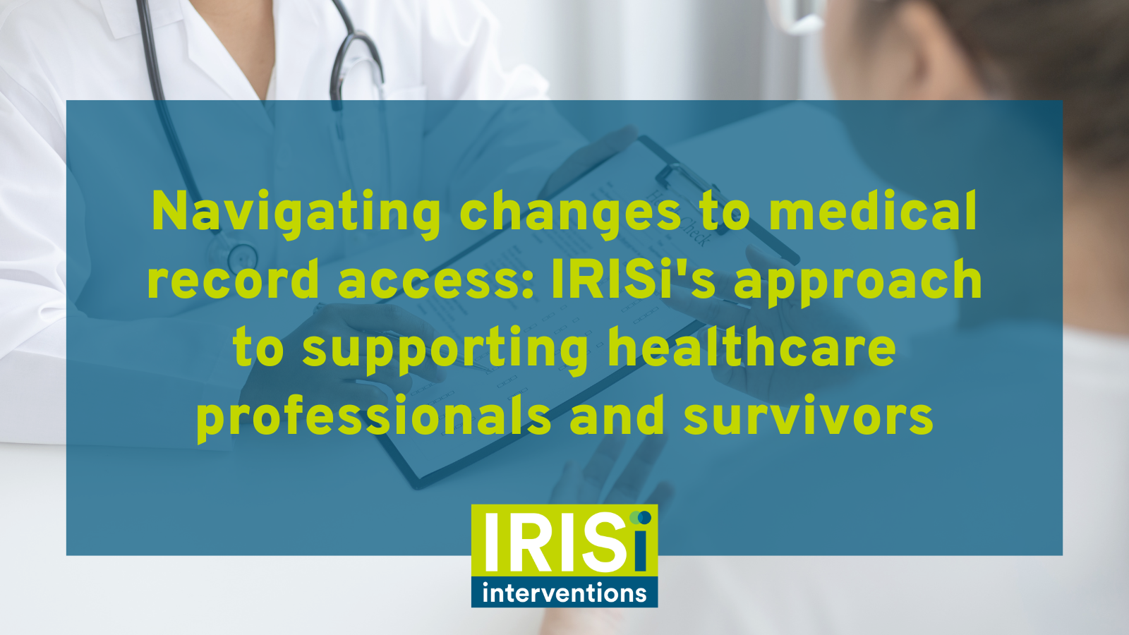 IRISi is committed to supporting health professionals and survivors as they navigate changes to medical record access. Our collaborative efforts with Women's Aid and NHSE aim to address potential risks and provide essential training. Protecting sensitive information related to Domestic Abuse remains a priority.